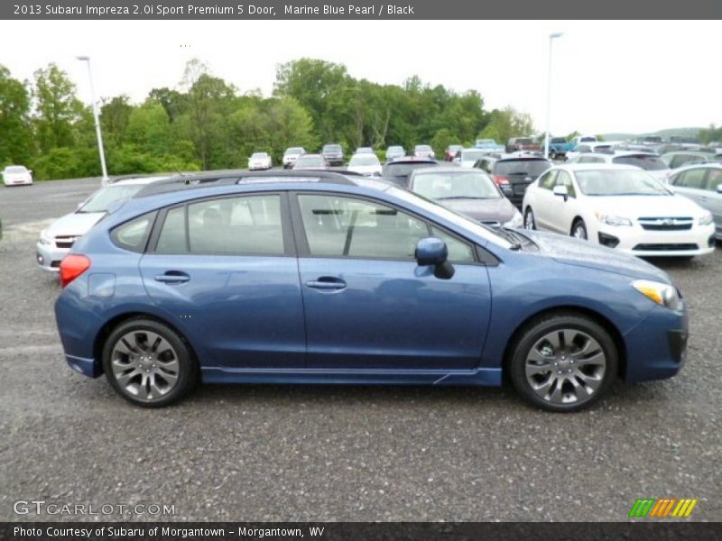Marine Blue Pearl / Black 2013 Subaru Impreza 2.0i Sport Premium 5 Door