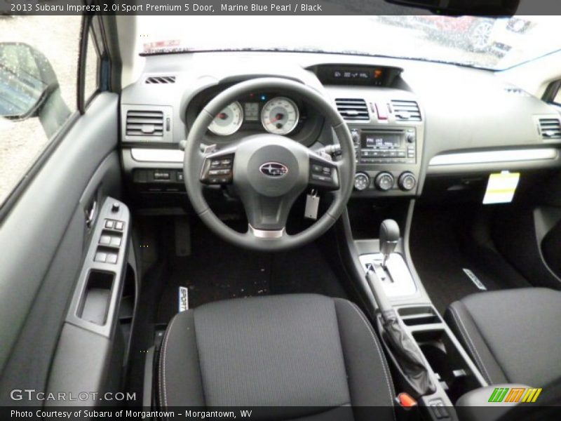 Marine Blue Pearl / Black 2013 Subaru Impreza 2.0i Sport Premium 5 Door