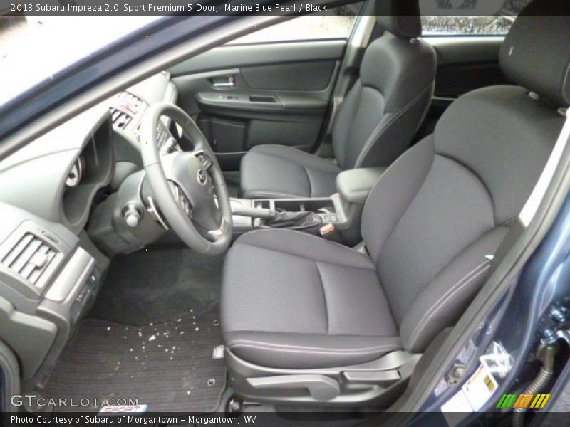 Marine Blue Pearl / Black 2013 Subaru Impreza 2.0i Sport Premium 5 Door