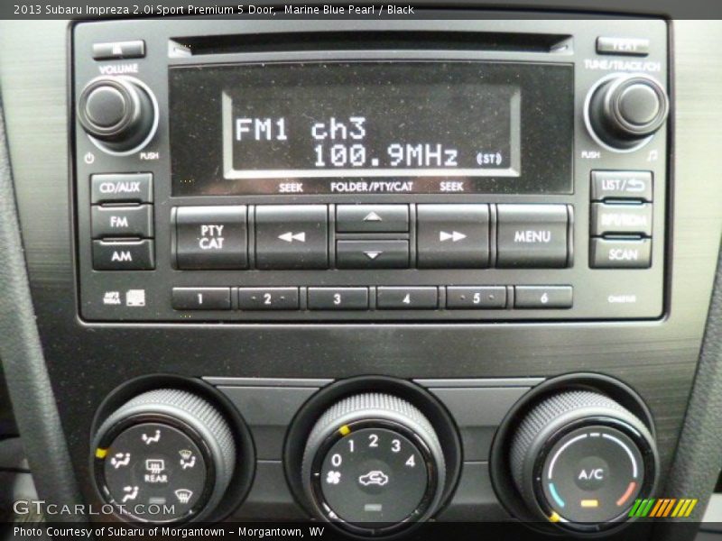 Marine Blue Pearl / Black 2013 Subaru Impreza 2.0i Sport Premium 5 Door