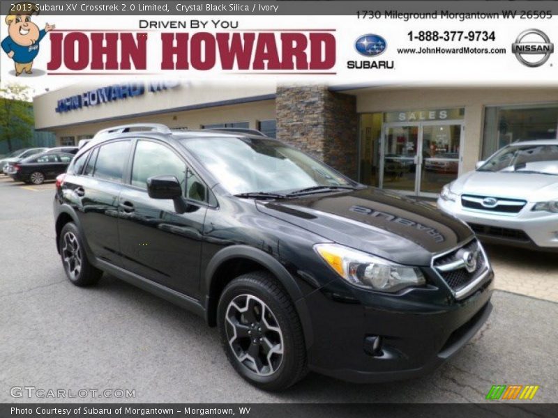 Crystal Black Silica / Ivory 2013 Subaru XV Crosstrek 2.0 Limited