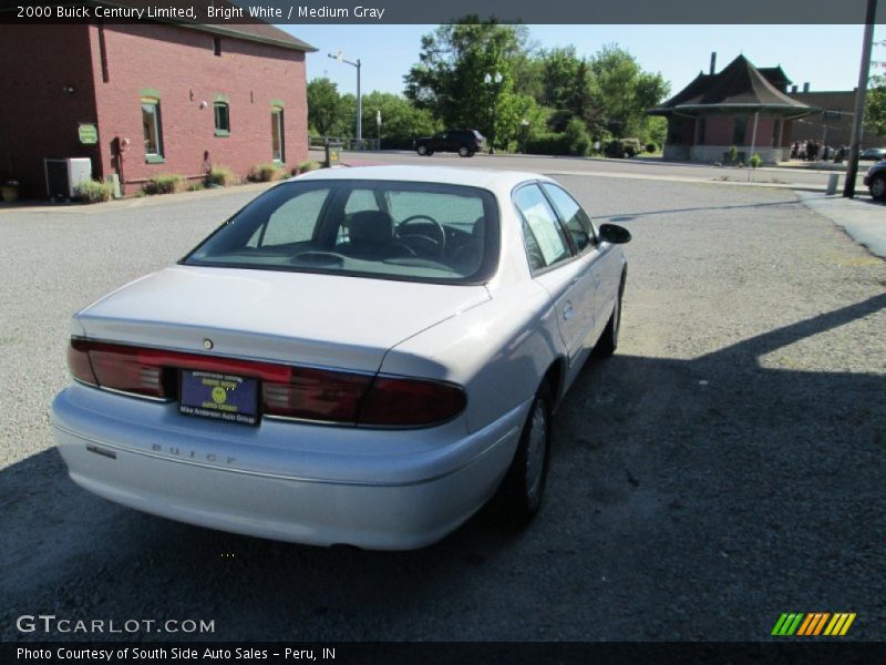 Bright White / Medium Gray 2000 Buick Century Limited