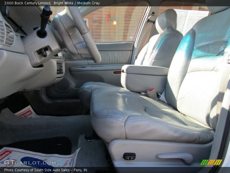 Bright White / Medium Gray 2000 Buick Century Limited