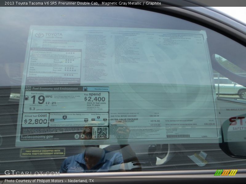 Magnetic Gray Metallic / Graphite 2013 Toyota Tacoma V6 SR5 Prerunner Double Cab