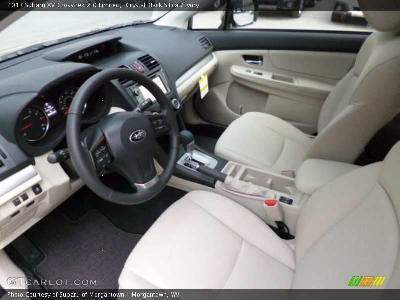 Crystal Black Silica / Ivory 2013 Subaru XV Crosstrek 2.0 Limited