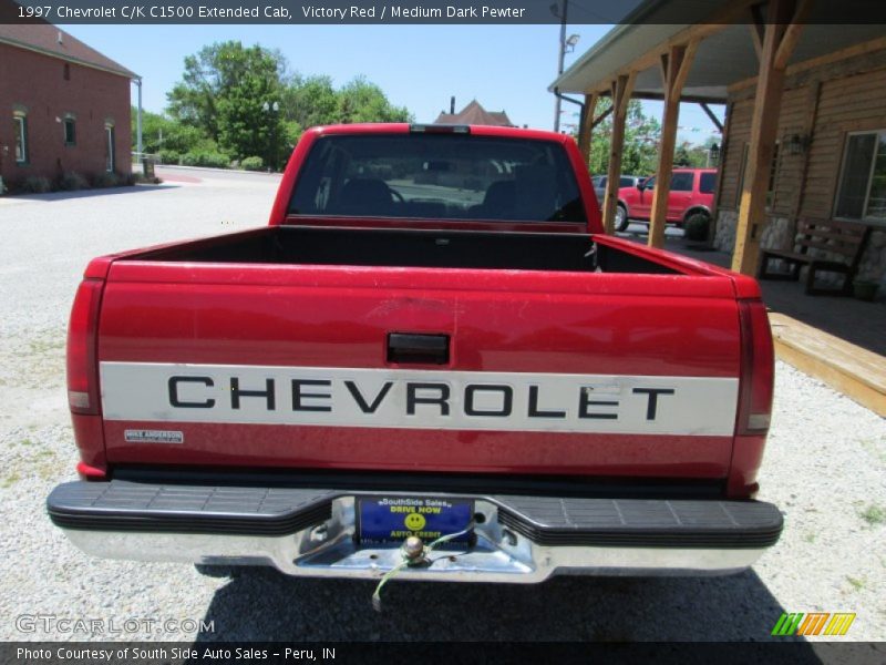 Victory Red / Medium Dark Pewter 1997 Chevrolet C/K C1500 Extended Cab