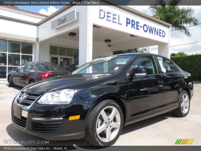 Black / Titan Black 2010 Volkswagen Jetta Limited Edition Sedan