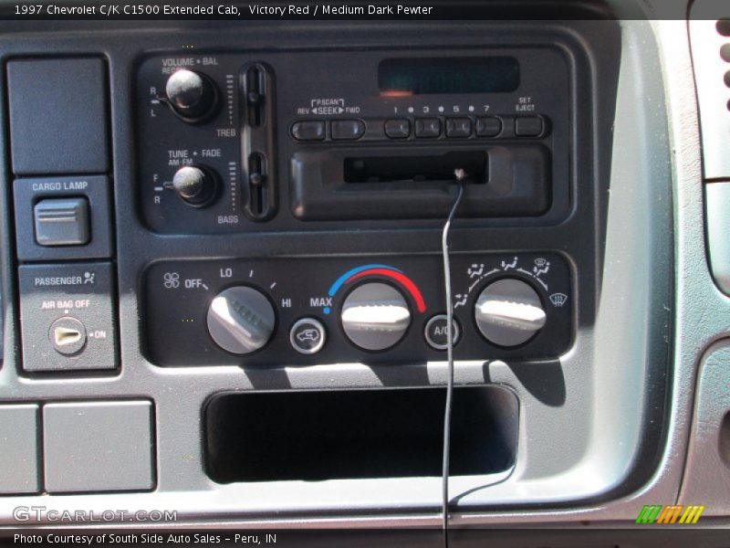 Victory Red / Medium Dark Pewter 1997 Chevrolet C/K C1500 Extended Cab