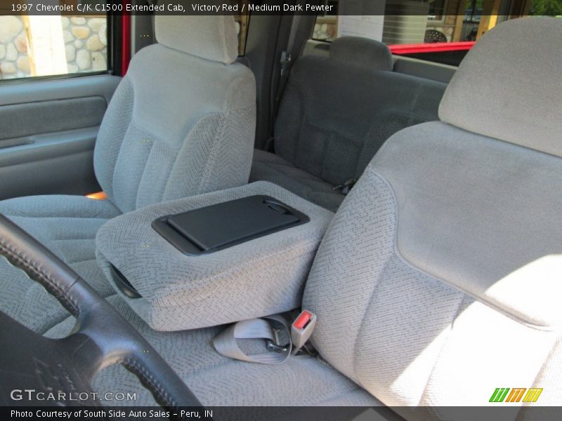 Victory Red / Medium Dark Pewter 1997 Chevrolet C/K C1500 Extended Cab