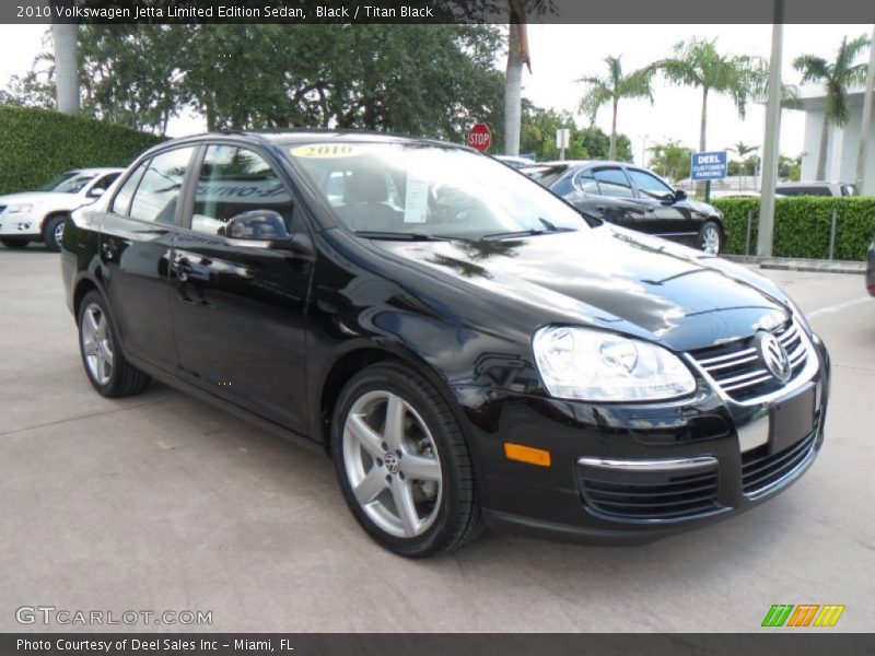 Black / Titan Black 2010 Volkswagen Jetta Limited Edition Sedan