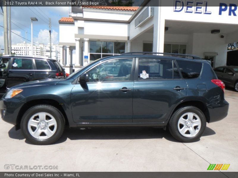 Black Forest Pearl / Sand Beige 2012 Toyota RAV4 I4