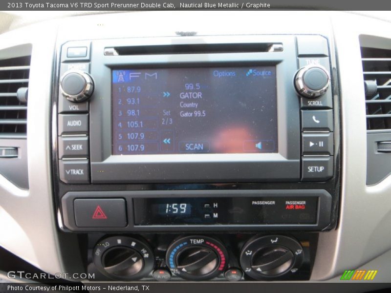 Nautical Blue Metallic / Graphite 2013 Toyota Tacoma V6 TRD Sport Prerunner Double Cab