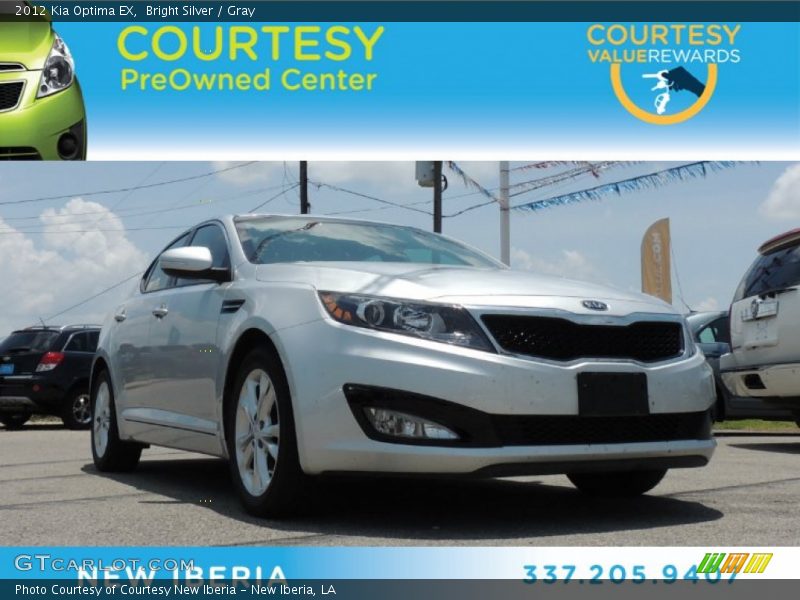 Bright Silver / Gray 2012 Kia Optima EX