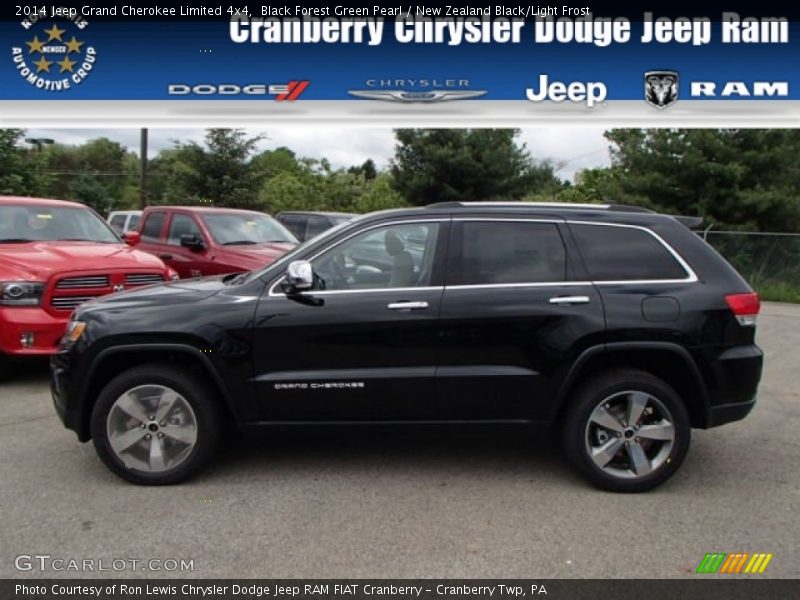 Black Forest Green Pearl / New Zealand Black/Light Frost 2014 Jeep Grand Cherokee Limited 4x4