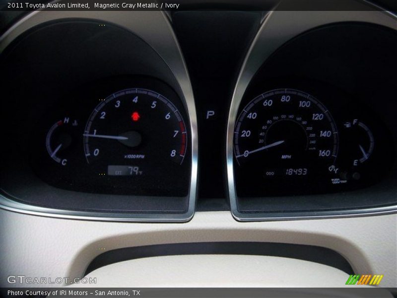 Magnetic Gray Metallic / Ivory 2011 Toyota Avalon Limited