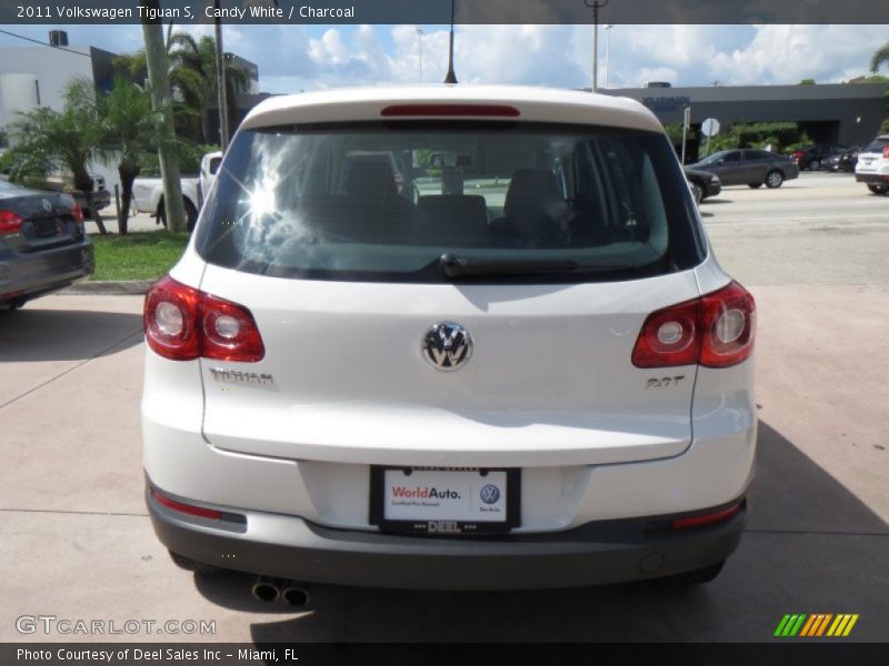 Candy White / Charcoal 2011 Volkswagen Tiguan S