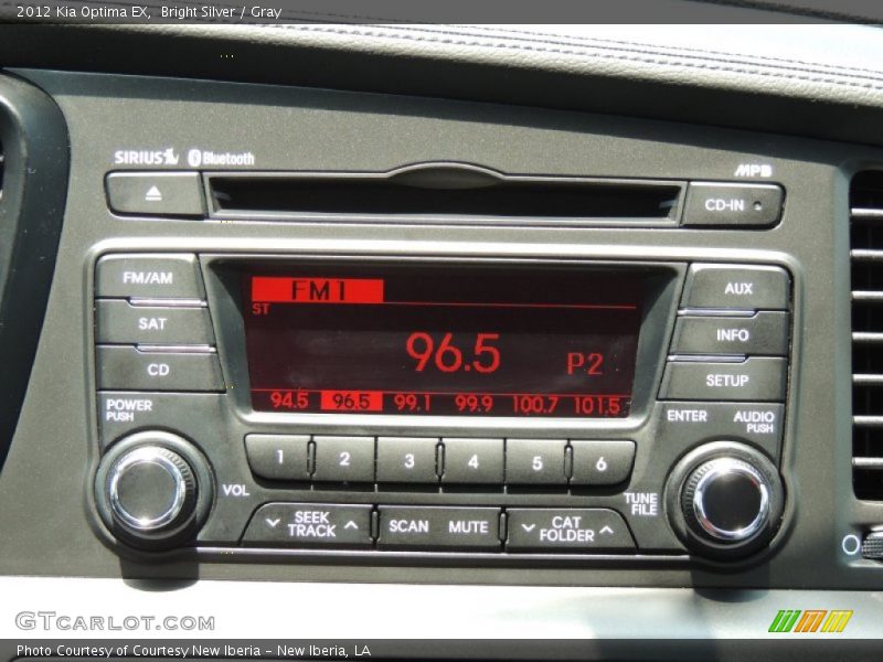 Bright Silver / Gray 2012 Kia Optima EX