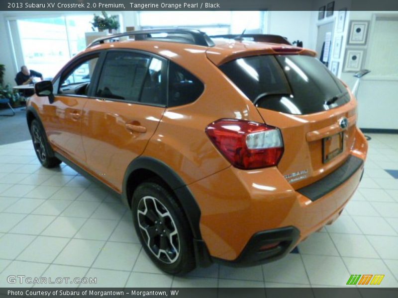 Tangerine Orange Pearl / Black 2013 Subaru XV Crosstrek 2.0 Premium