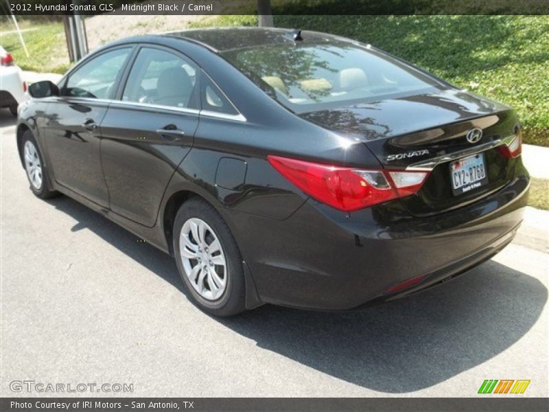 Midnight Black / Camel 2012 Hyundai Sonata GLS