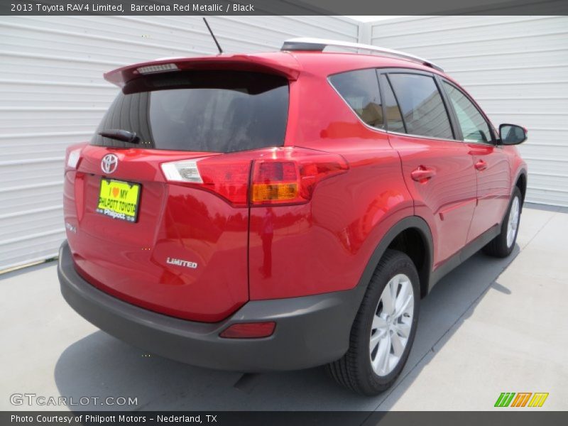 Barcelona Red Metallic / Black 2013 Toyota RAV4 Limited