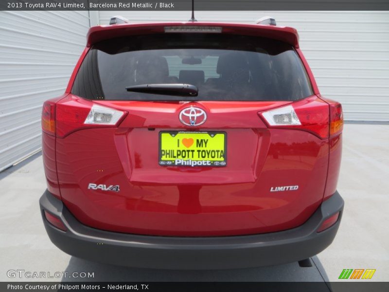 Barcelona Red Metallic / Black 2013 Toyota RAV4 Limited