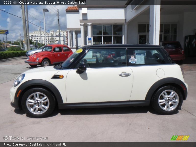 Pepper White / Carbon Black 2012 Mini Cooper Hardtop