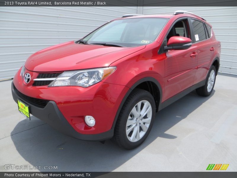 Barcelona Red Metallic / Black 2013 Toyota RAV4 Limited