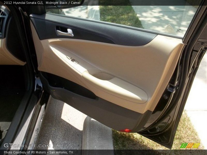 Midnight Black / Camel 2012 Hyundai Sonata GLS