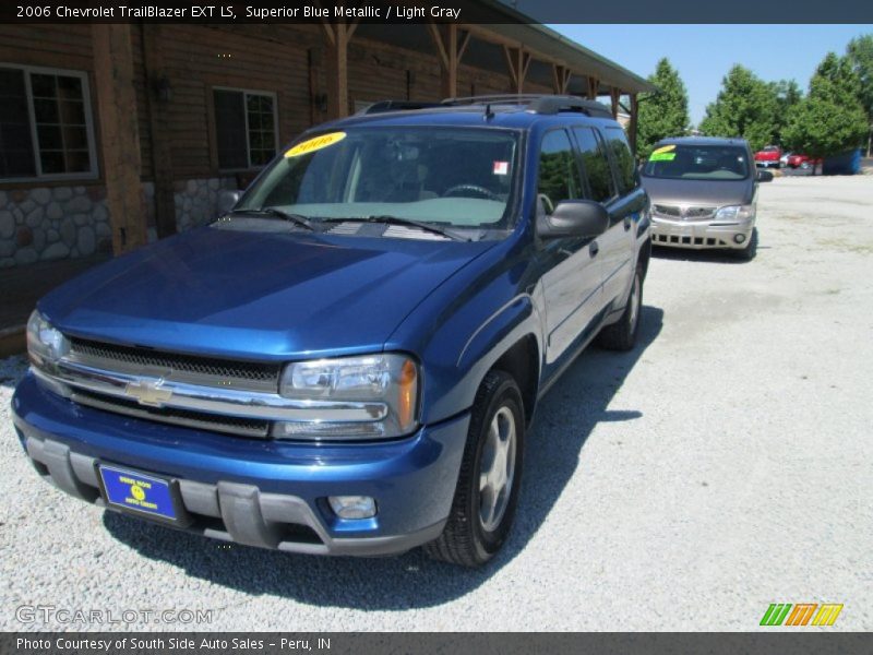 Superior Blue Metallic / Light Gray 2006 Chevrolet TrailBlazer EXT LS