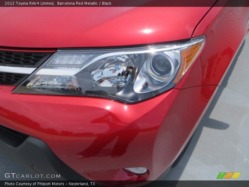 Barcelona Red Metallic / Black 2013 Toyota RAV4 Limited