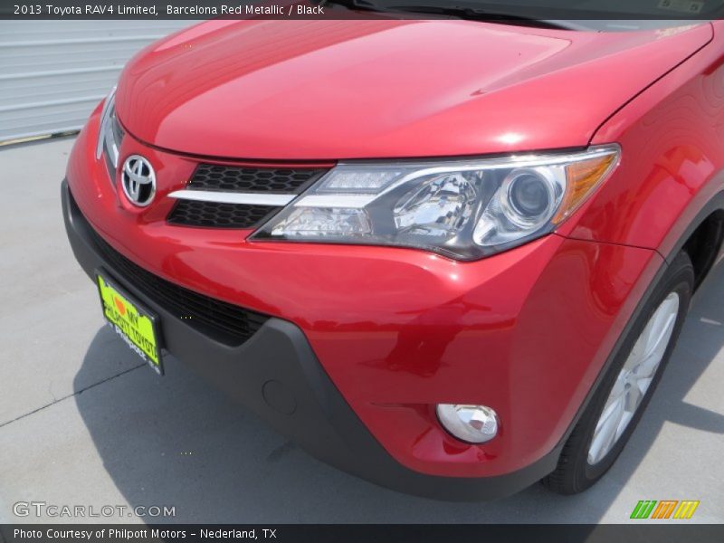 Barcelona Red Metallic / Black 2013 Toyota RAV4 Limited