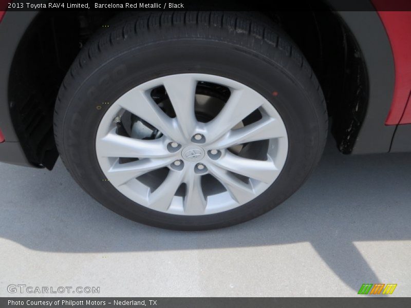 Barcelona Red Metallic / Black 2013 Toyota RAV4 Limited