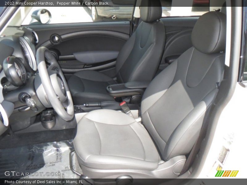 Pepper White / Carbon Black 2012 Mini Cooper Hardtop