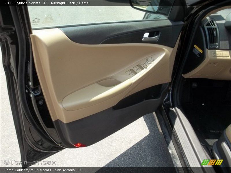 Midnight Black / Camel 2012 Hyundai Sonata GLS
