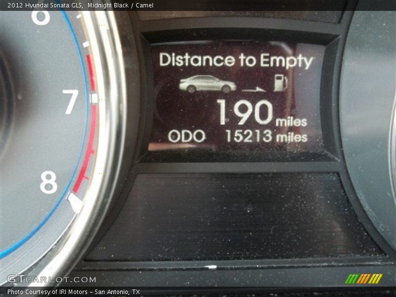 Midnight Black / Camel 2012 Hyundai Sonata GLS