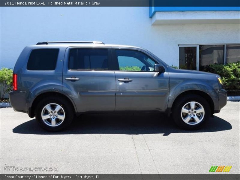 Polished Metal Metallic / Gray 2011 Honda Pilot EX-L