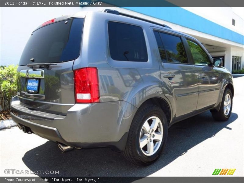 Polished Metal Metallic / Gray 2011 Honda Pilot EX-L