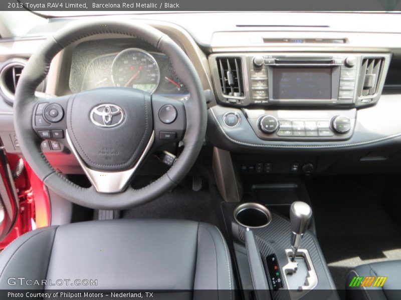 Barcelona Red Metallic / Black 2013 Toyota RAV4 Limited
