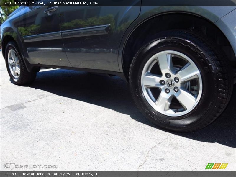 Polished Metal Metallic / Gray 2011 Honda Pilot EX-L