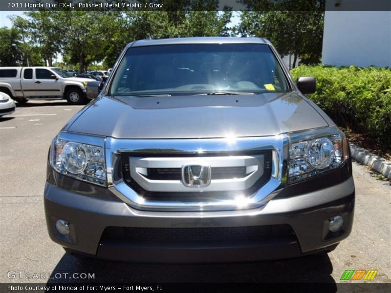 Polished Metal Metallic / Gray 2011 Honda Pilot EX-L