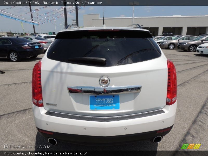 Platinum Ice Tricoat / Shale/Brownstone 2011 Cadillac SRX FWD