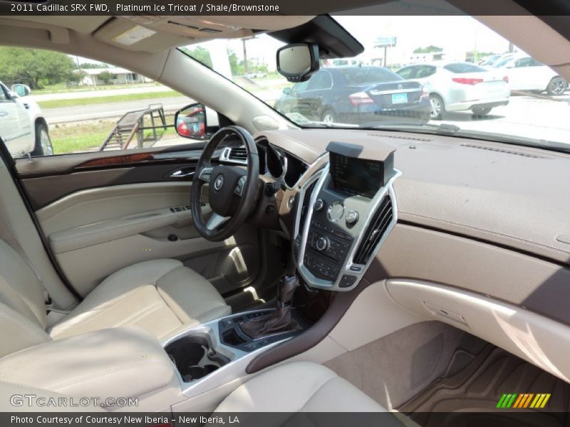 Platinum Ice Tricoat / Shale/Brownstone 2011 Cadillac SRX FWD