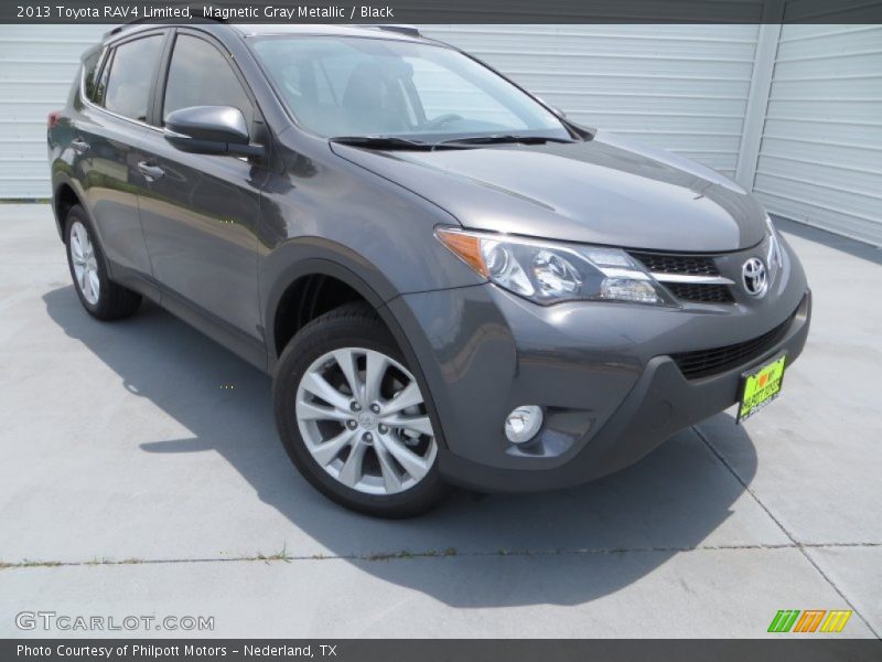 Magnetic Gray Metallic / Black 2013 Toyota RAV4 Limited