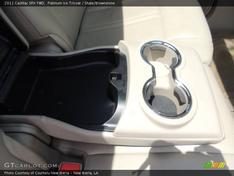 Platinum Ice Tricoat / Shale/Brownstone 2011 Cadillac SRX FWD