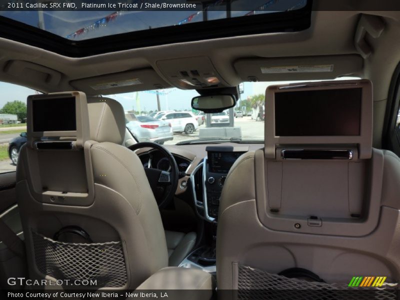 Platinum Ice Tricoat / Shale/Brownstone 2011 Cadillac SRX FWD