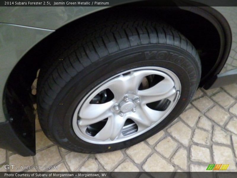Jasmin Green Metallic / Platinum 2014 Subaru Forester 2.5i