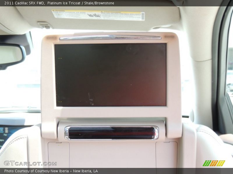 Platinum Ice Tricoat / Shale/Brownstone 2011 Cadillac SRX FWD