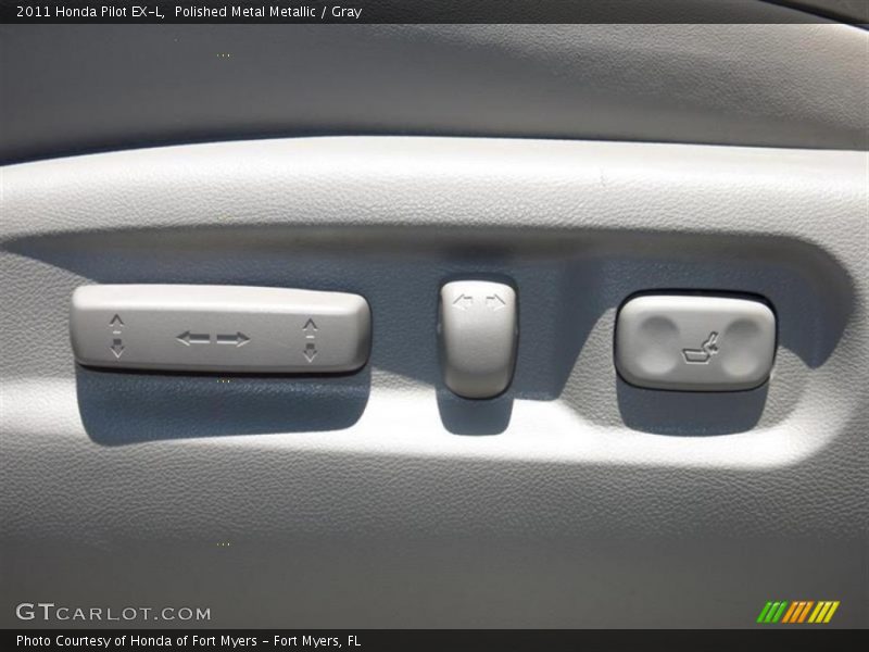 Polished Metal Metallic / Gray 2011 Honda Pilot EX-L