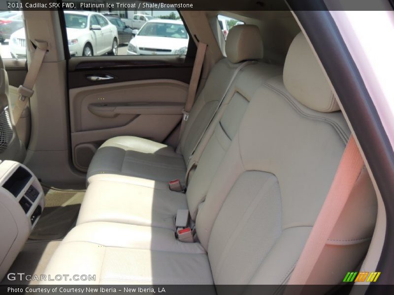 Platinum Ice Tricoat / Shale/Brownstone 2011 Cadillac SRX FWD