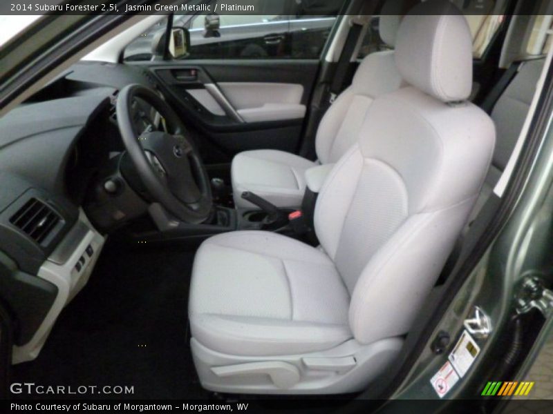 Jasmin Green Metallic / Platinum 2014 Subaru Forester 2.5i